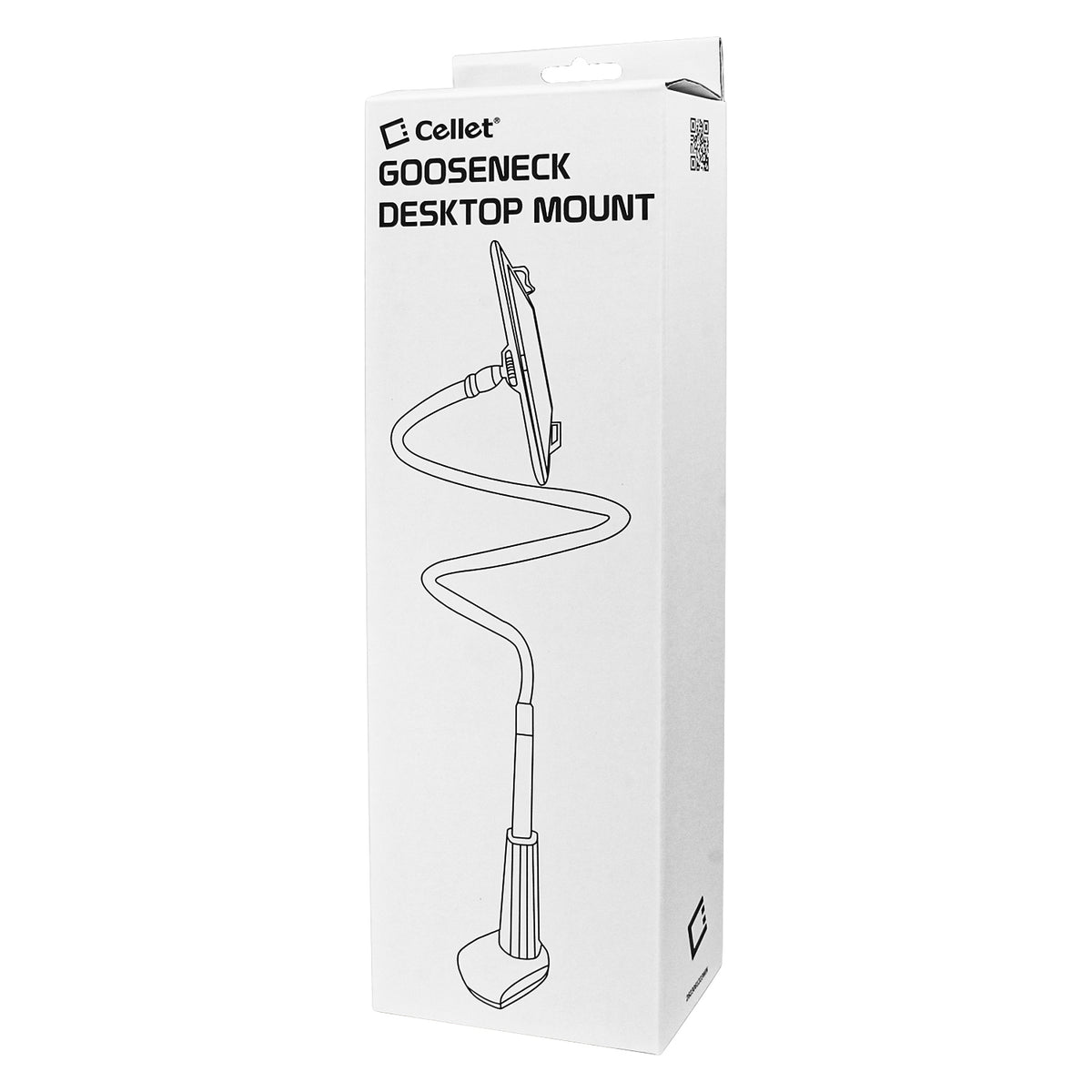 PHX100_WM - iPad/Tablet Holder, Cellet Gooseneck Tablet & Smartphone Desktop Mount with Spring Grips (Fits Devices 4.75-9 Inches)