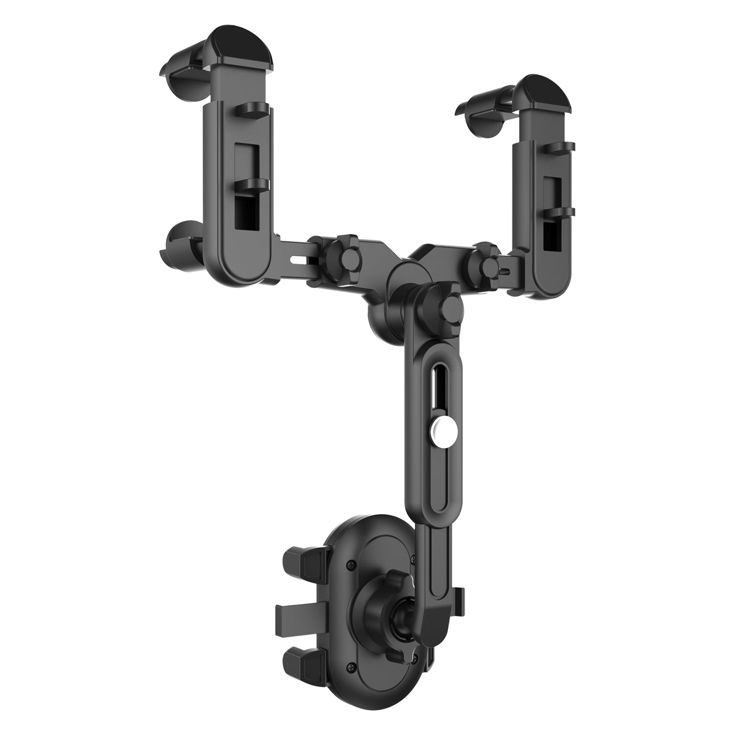 PHMIR5 - Cellet Rear-View Mirror Phone Mount – 360° Rotation Car Holder for iPhone 15 14 13 Pro Max, Samsung Galaxy S24 S23 Ultra, Adjustable Fit 2.3”-3.75”, Hands-Free GPS Navigation