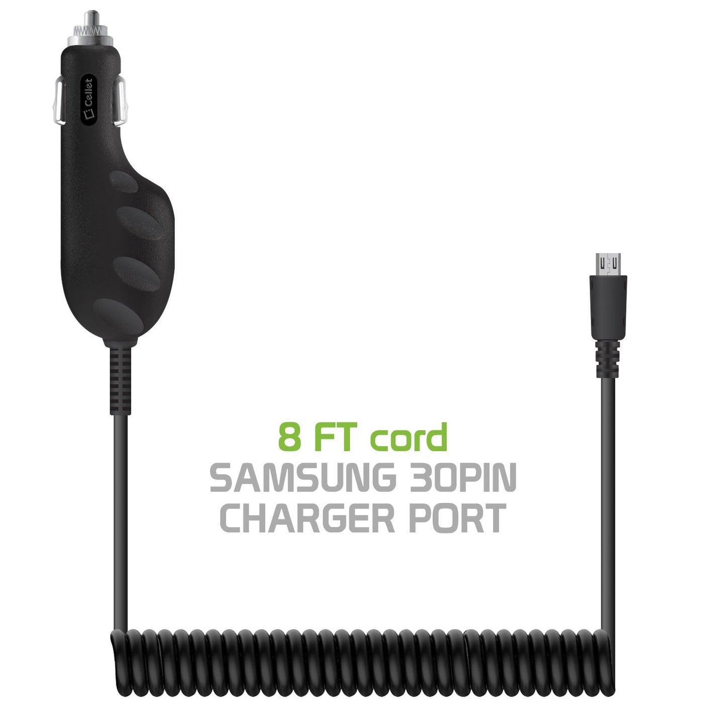 PMICROX - Cellet 800mA Micro USB Vehicle Car Super Charger for Most Recent Android Phones