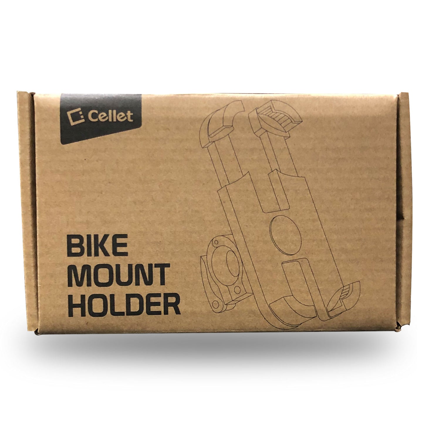 PHBIKE01 - Cellet Bike Phone Mount Holder - 360° Rotation, Universal Handlebar Clamp 0.88-1.26", Non-Slip Cradle for iPhone & Android 4.7-6.8", Easy Install Bicycle Motorcycle
