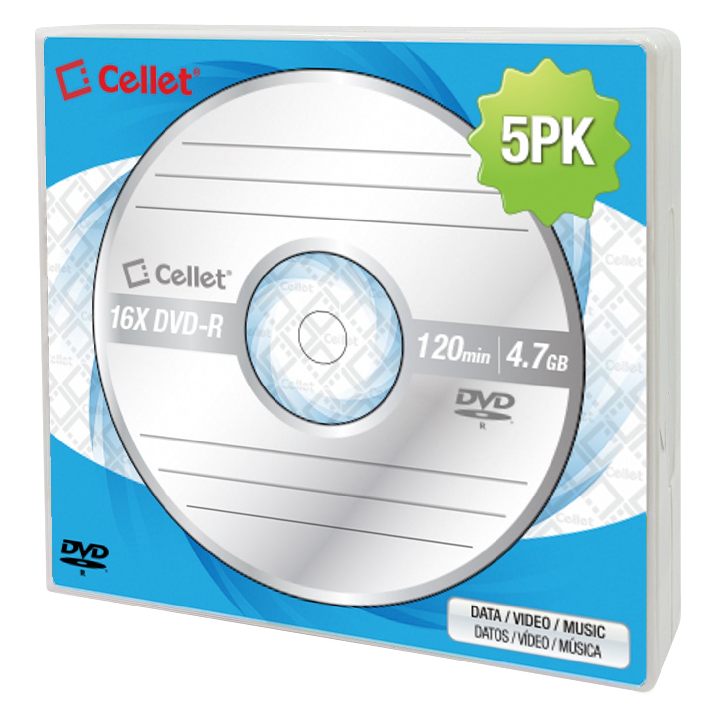 WDVD5 - 5 PACK DVD-R TO RECORD