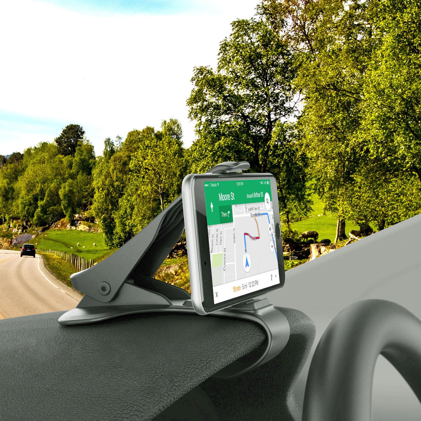 PHD270 - Cellet Dashboard Phone Holder – Secure Clip Mount for Safe & Hands-Free Driving