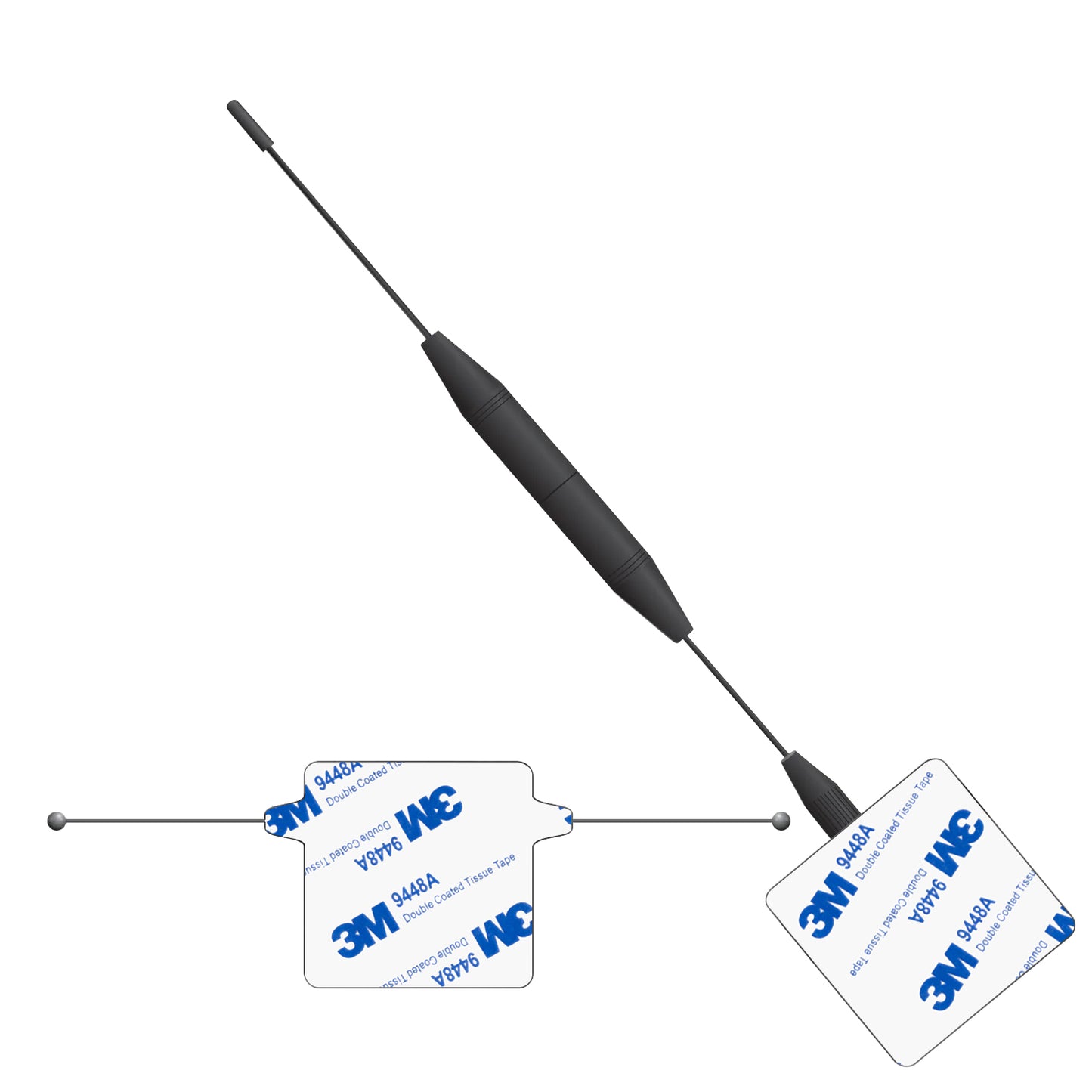 ACAR3A-AZFBA - 📡 Cellet Passive Repeater Car Antenna Signal Booster Kit for Vehicle Cell Phone Reception, Magnetic Roof Mount External Antenna with Indoor Passive Repeater Patch, No Power Required, Universal Cars Trucks SUVs RVs 🚗