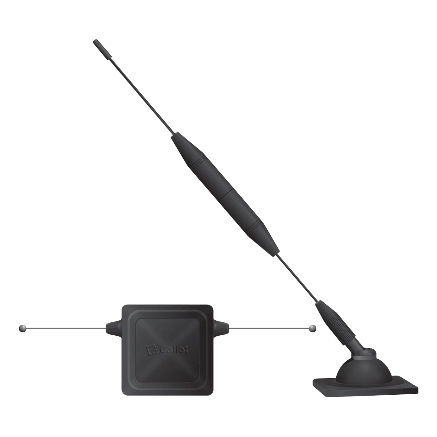 ACAR3A-AZFBA - 📡 Cellet Passive Repeater Car Antenna Signal Booster Kit for Vehicle Cell Phone Reception, Magnetic Roof Mount External Antenna with Indoor Passive Repeater Patch, No Power Required, Universal Cars Trucks SUVs RVs 🚗