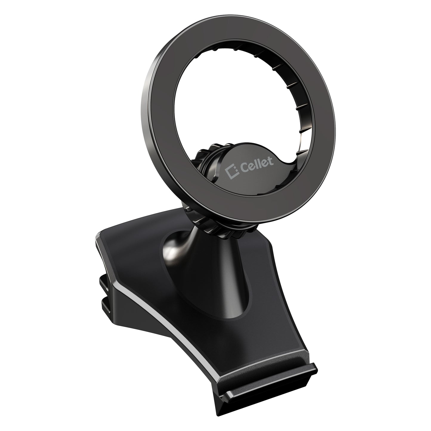 PH211 - Cellet Magnetic Air Vent Phone Mount for Tesla Model 3 & Model Y – Cradle-Less 360° Rotation Car Holder with Extra-Strength Metal Ring – Compatible with iPhone 16/15/14/13 & Samsung Galaxy S25/S24