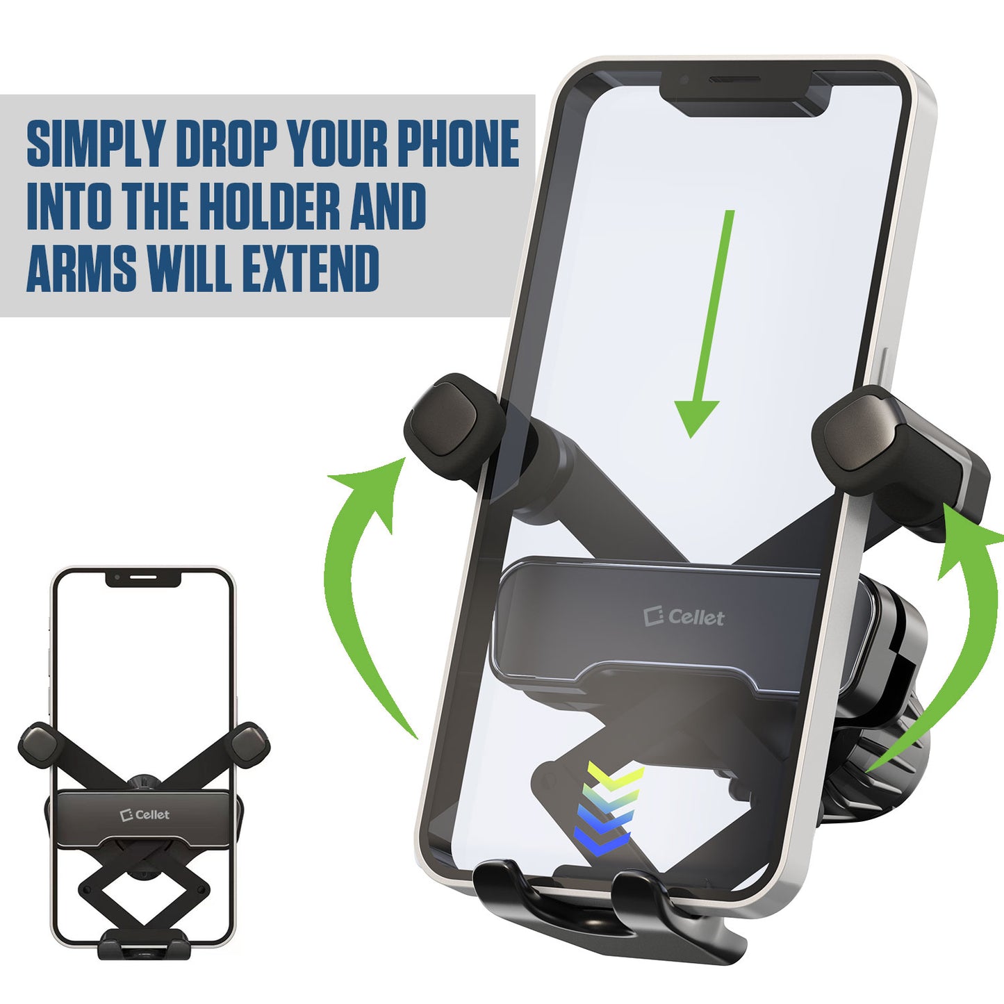 PH250 - Air Vent Mount for Tesla Model 3 & Model Y Compatible with iPhone 14, 14 Pro Max, Galaxy S22 Ultra, S22+ and More