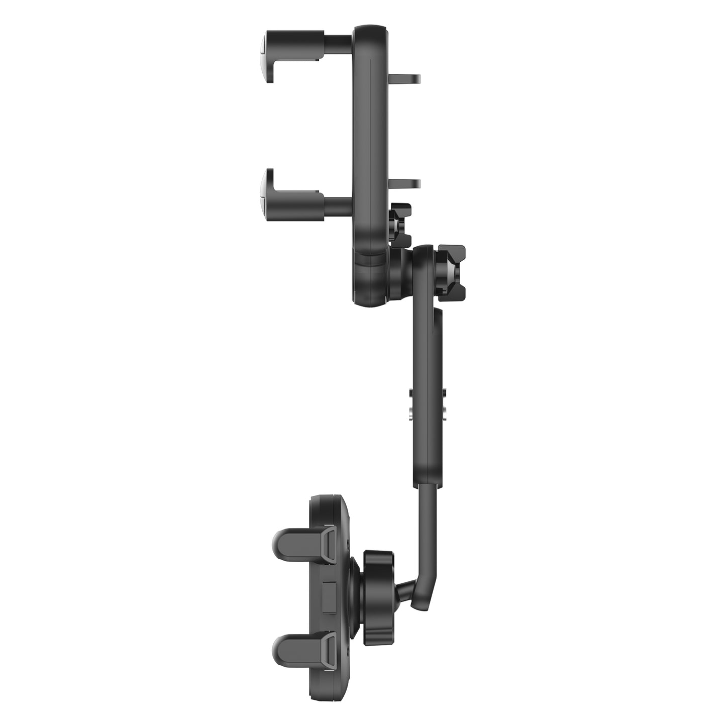 PHMIR5 -  Cellet Rear-View Mirror Phone Mount – 360° Rotation Car Holder for iPhone 15 14 13 Pro Max, Samsung Galaxy S24 S23 Ultra, Adjustable Fit 2.3”-3.75”, Hands-Free GPS Navigation