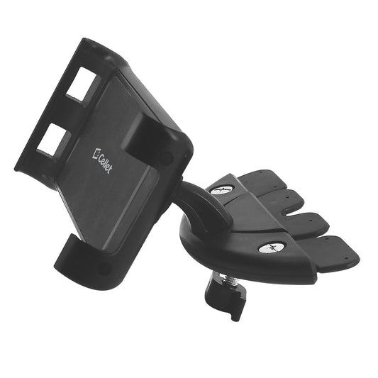 PHCDTAB-  Universal CD Slot Insert Phone & Tablet Mount, Adjustable Rotating 360 Cradle