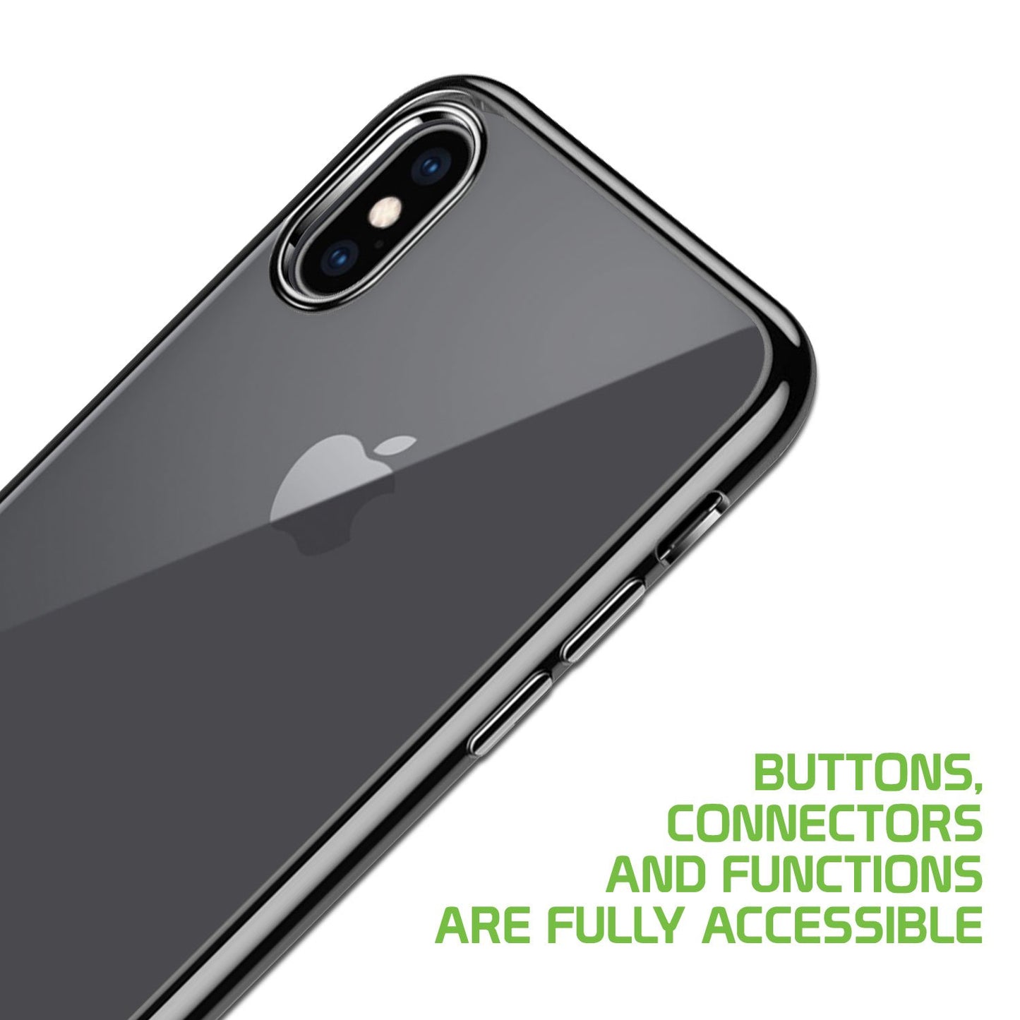 DDDX-  Durable Clear Shockproof Slim Phone Case TPU Material - iPhone X