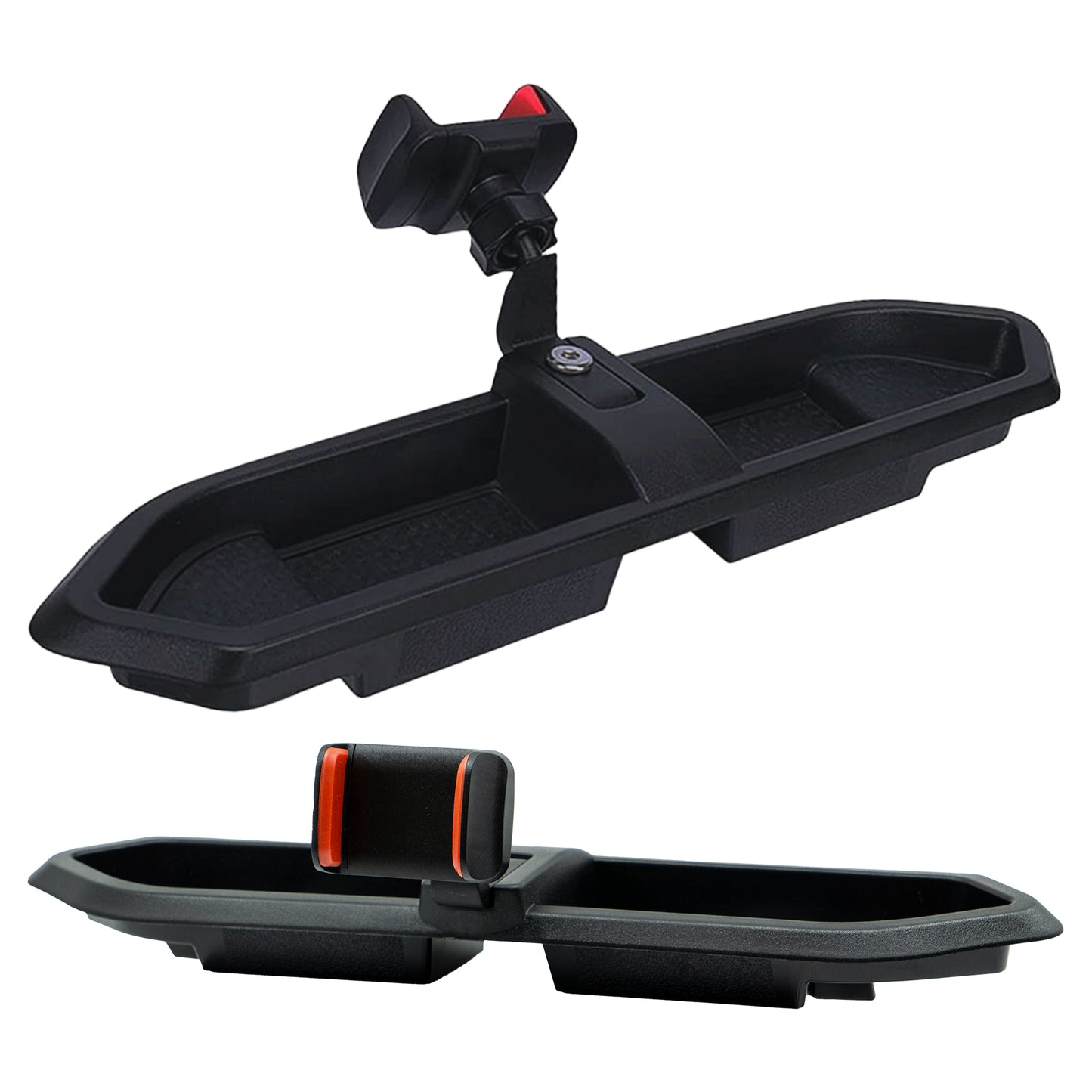 Dash Tray Phone Holder with Storage Compatible to Jeep Wrangler JL, JLU (2018-2022), Jeep Gladiator JT (2020-2022)
